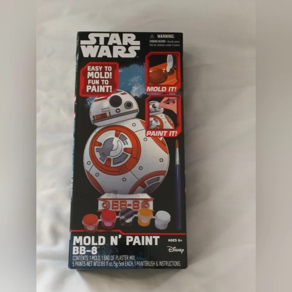 Star Wars BB-8 Mold N' Paint Set - Orange and White